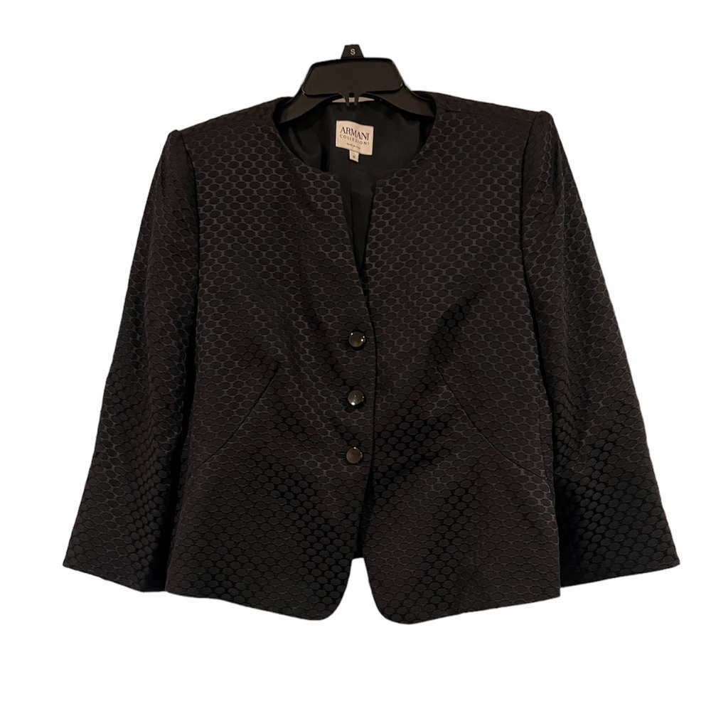 ARMANI COLLEZIONI BLACK BLAZER